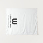 Tenture Bannière du coureur de table personnalisée Blanc M (Devant (Horizontal))