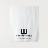 Tenture Bannière du coureur de table personnalisée Blanc M (Devant)