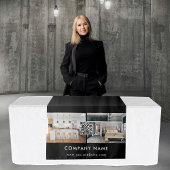 Tenture Bannière du Runner de la table d'affaires Code QR