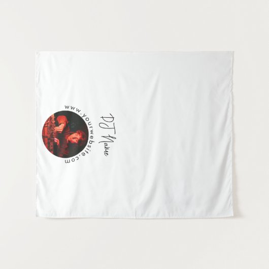 Tenture Bannière du Runner de la table photo personnalisée (Devant (Horizontal))