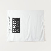 Tenture Bannière du serveur de table Logo d'entreprise Évé (Devant (Horizontal))