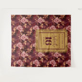 Tenture Bannière en or bleu Bourgogne 16 Sweet (Devant (Horizontal))