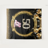 Tenture Bannière Numéros de diamant radiants avec talons d (Devant (Horizontal))