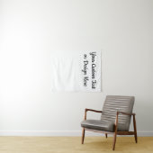 Tenture Bannière personnalisée avec enseigne personnalisée (En situation (horizontale))