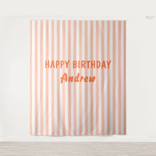 Tenture Bannière Personnalisée Joyeux Anniversaire Tapisse
