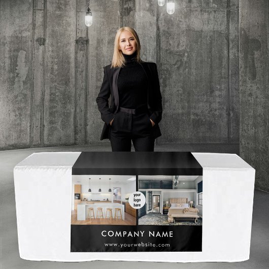 Tenture Bannière Runner de table d'affaires personnalisée