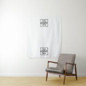 Tenture Bannière Runner Table Personnalisée Business 2 Log (En situation)