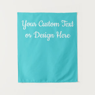 Tenture Bannière Turquoise Personnalisée pour Enterrement 
