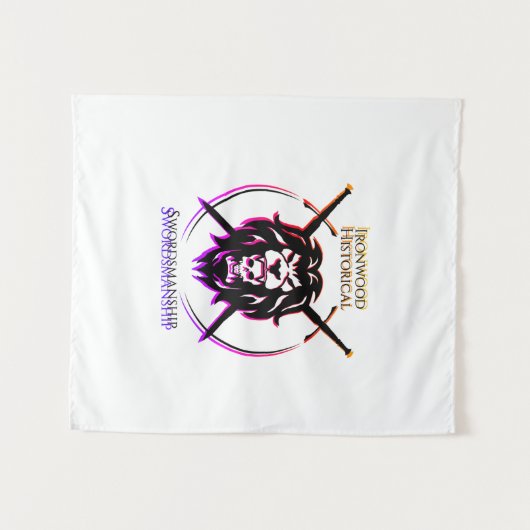 Tenture Bannière Vaporwave (Devant (Horizontal))