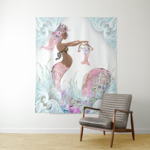 Tenture Bannières de toile de fond pour Baby Shower de Mam
