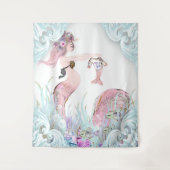 Tenture Bannières de toile de fond pour Baby Shower de Mer (Devant)