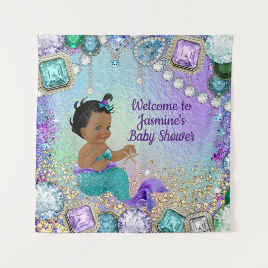 Tenture Bannières de toile de fond pour Baby Shower de sir (Devant)