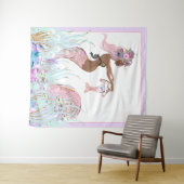 Tenture Bannières de toile de fond pour Baby Shower de sir (En situation (horizontale))