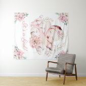 Tenture Bannières de toile de fond pour Baby Shower pour f (En situation (horizontale))