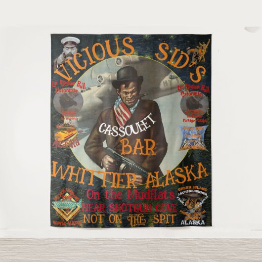 TENTURE BAR À CASSOULET VICIEUX SID WHITTIER ALASKA (Devant)