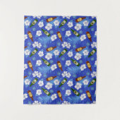 Tenture Bar de plage Palmiers tropicaux et bouteilles de b (Devant)