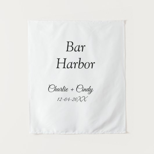 Tenture Bar Harbour bachelorée fête d'honneur mariage a (Devant)