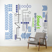 Tenture Bar Mitzvah DIGITAL Photobooth Fête Toile de fond (En situation (horizontale))