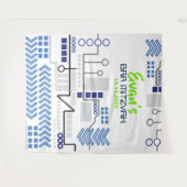 Tenture Bar Mitzvah DIGITAL Photobooth Fête Toile de fond (Devant (Horizontal))