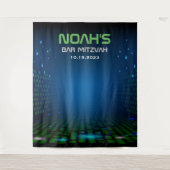 Tenture Bar Mitzvah Photobooth de jeu vidéo Toile de fond (Devant)