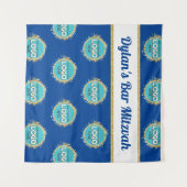 Tenture Bar Mitzvah Répéter l'étape ADD YOUR LOGO Toile de (Devant (Horizontal))