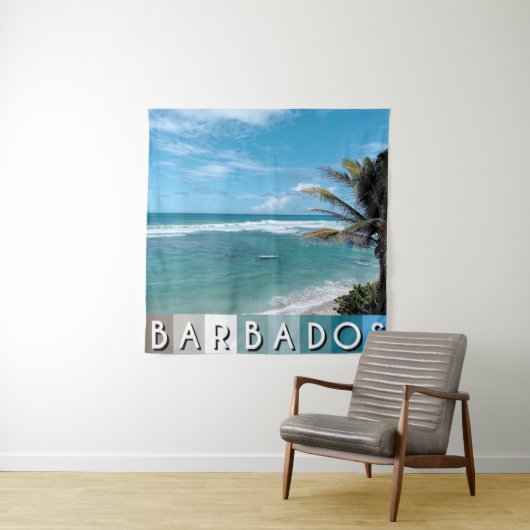 Tenture Barbade Beach (En situation)