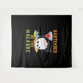 Tenture Barman du barman Macabre Halloween (Devant (Horizontal))