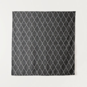 Tenture Barre métallique gris