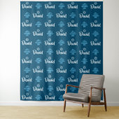 Tenture Barre Mitzvah Step and Repeate Event Backdrop (Éta (En situation)