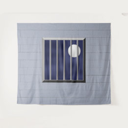 Tenture Bars en métal à mur bloc Pleine lune fond Hallowee