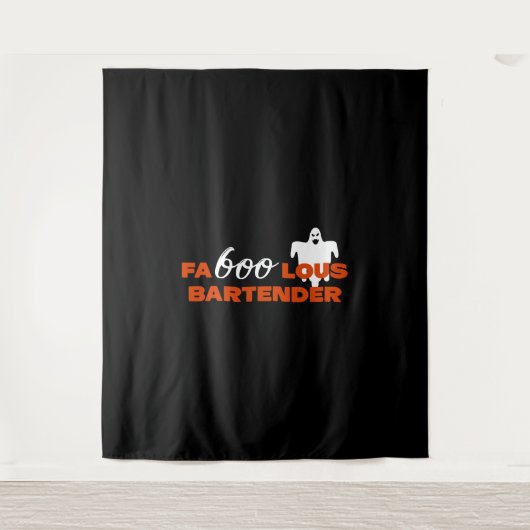 Tenture Bartender Halloween (Devant)
