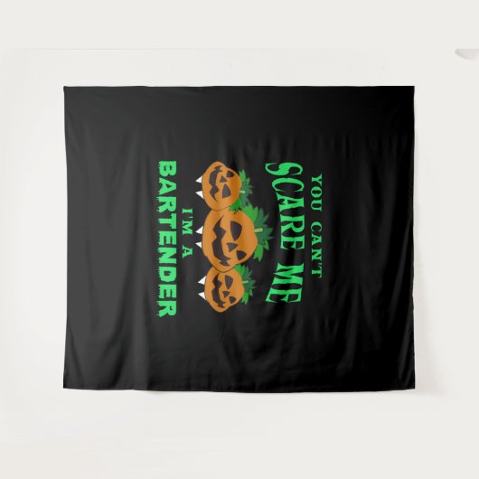 Tenture Bartender Halloween (Devant (Horizontal))