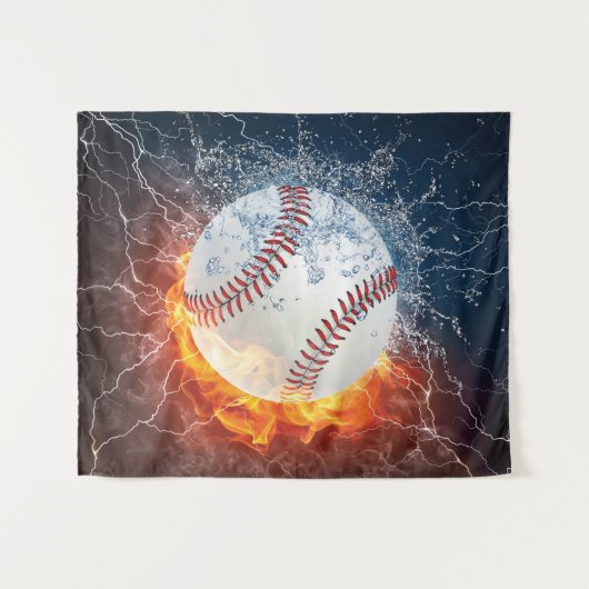 Tenture Baseball (Devant (Horizontal))