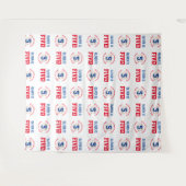 Tenture Baseball 5e Anniversaire Garçons | Toile de fond à (Devant (Horizontal))