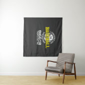 Tenture Baseball - Baseball de plus en plus grand (En situation (horizontale))