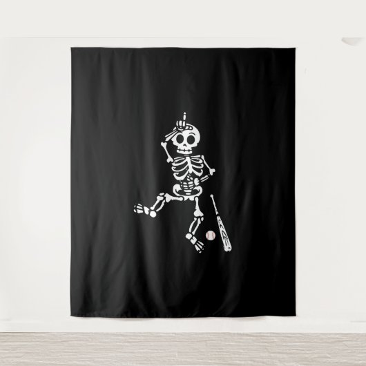 Tenture Baseball Halloween baseball (Devant)