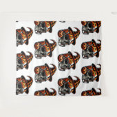 Tenture baseball halloween jour mignon (Devant (Horizontal))