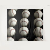 Tenture Baseballs (Devant (Horizontal))