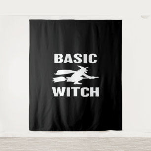 Tenture Basic Witch drôle Halloween disant femmes