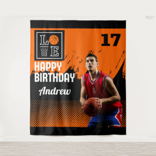 Tenture Basket-ball Anniversaire, Basketball
