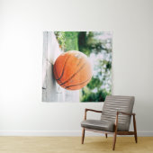 Tenture Basket-ball cadeau (En situation (horizontale))