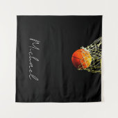 Tenture Basket-ball I Love (Devant (Horizontal))