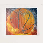 Tenture Basket flamboyant (Devant (Horizontal))
