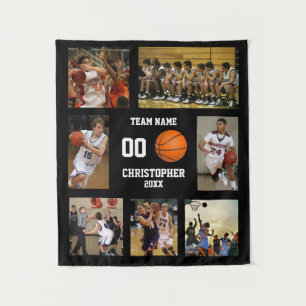 Tenture Basketball photo collage polaire couverture