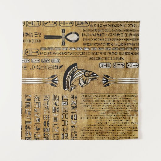 Tenture Bastet - Déesse égyptienne (Devant (Horizontal))