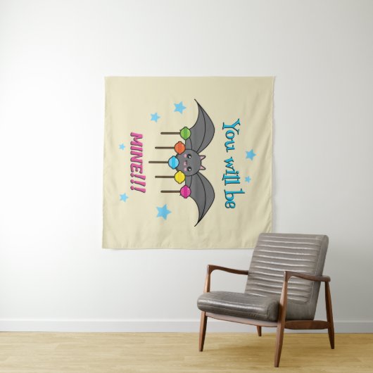 Tenture Bat Craving Lollipops (En situation (horizontale))