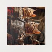 Tenture Bataille de chats (Devant (Horizontal))