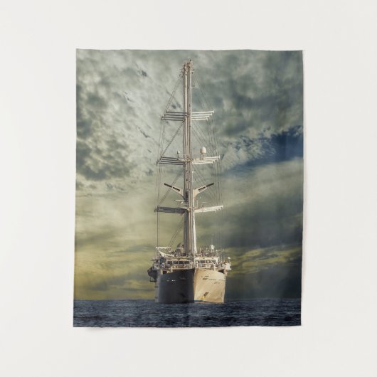 Tenture Bataille de voile (Devant)