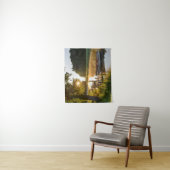 Tenture Bateau à rames amarré au lac (En situation)