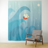 Tenture Bateau à voile (En situation)